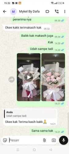 Testimonial Buket Bunga langsa
