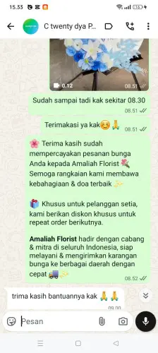 Testimonial Standing Flower langsa
